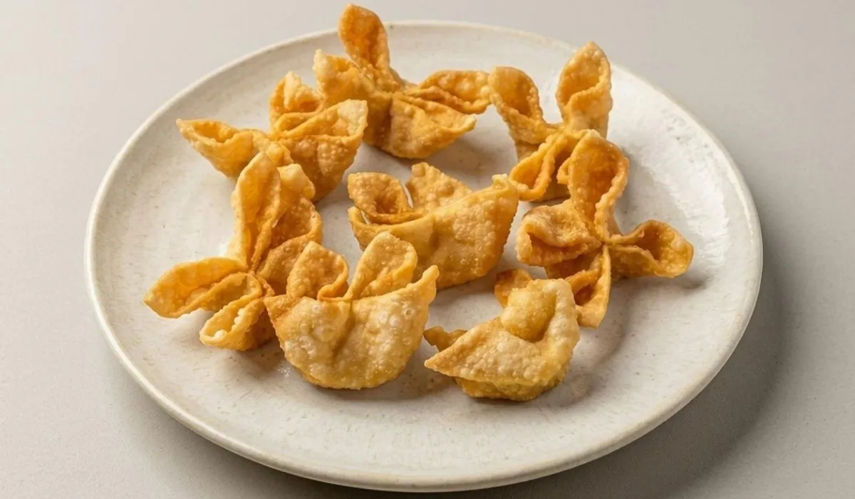 Deep-fried crispy cheese wontons on a plate at China Chef Restaurant, a Chinese Restaurant in Daphne